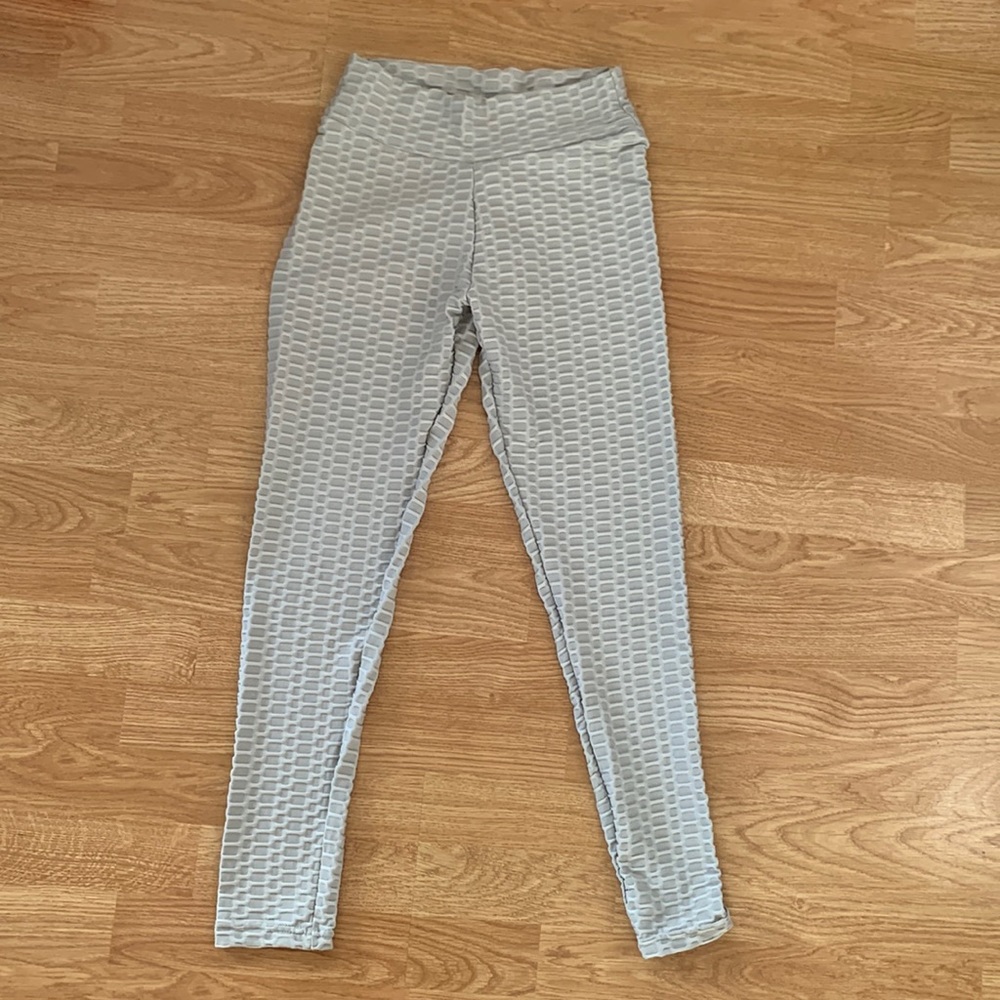 Grey Stretchy Workout Pants